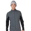 Image de Rossignol Poursuite Veste légère imperméable coupe-vent anti-humidité pour homme Coupe classique Fermeture éclair Gris onyx