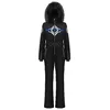 Image de Poivre Blanc - Combinaison De Ski 0831 Print Black Femme - Femme - Taille XL - Noir