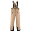 Image de Poivre Blanc - Salopette De Ski 0922 Almond Brown Garçon - Taille 8 Ans - Marron