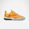 Image de Chaussures de football à scratch enfant, Viralto I turf orange