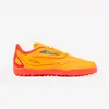 Image de Chaussures de football enfant à scratch 160 easy turf orange