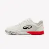 Image de Chaussures de futsal adulte, Eskudo Pro V2, rouge fluo, jaune et blanc