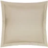 Image de Blanc des Vosges Uni Percale Taie Coton Chanvre 65 x 65 cm