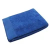 Image de Blanc des Vosges Eponge unie Drap de douche Coton Bleu royal 70x140 cm