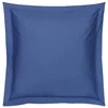 Image de Blanc des Vosges Uni Percale Taie Coton Bleu Royal 65 x 65 cm