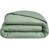 Image de Housse DE Couette 240/260 Percale Sauge BLANC DES VOSGES
