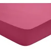 Image de DODO - Drap Housse Studio 140x190cm - Fuchsia - 100% Coton - Uni Intemporel - Douceur & Légèreté - Respirant - Bonnet de 30 cm - Lit 2 Personnes - Lavable 60°C