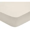 Image de DODO - Drap Housse Influence 140x190cm - Coquille - Percale de Coton - Toucher Lisse & Doux - Élégance Intemporelle - Bonnet de 30 cm - Lit 2 Personnes - Lavable 60°C