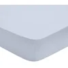 Image de DODO - Drap Housse Influence 90x200cm - Brise - Percale de Coton - Toucher Lisse & Doux - Élégance Intemporelle - Bonnet de 30 cm - Lit 1 Personne - Lavable 60°C