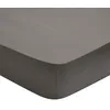 Image de DODO - Drap Housse Influence 140x190cm - Granit - Percale de Coton - Toucher Lisse & Doux - Élégance Intemporelle - Bonnet de 30 cm - Lit 2 Personnes - Lavable 60°C
