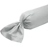 Image de DODO | Taie de traversin Partition Satin de Coton Coloris Acier