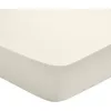 Image de DODO - Drap Housse Studio 140x190cm - Lin - 100% Coton - Uni Intemporel - Douceur & Légèreté - Respirant - Bonnet de 30 cm - Lit 2 Personnes - Lavable 60°C