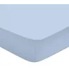 Image de DODO - Drap Housse Studio 90x190cm - Givre - 100% Coton - Uni Intemporel - Douceur & Légèreté - Respirant - Bonnet de 30 cm - Lit 1 Personne - Lavable 60°C