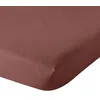 Image de DODO - Drap Housse Influence 160x200cm - Brique - Percale de Coton - Toucher Lisse & Doux - Élégance Intemporelle - Bonnet de 30 cm - Lit 2 Personnes - Lavable 60°C