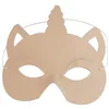 Image de Lot de 5 Masque enfant licorne, en papier mâché