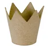 Image de Lot de 5 Coupelle couronne 8cm, en papier mâché
