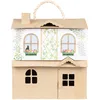 Image de Décopatch AC920C - Maison miniature à décorer avec porte magnétique - Dimensions: 25 x 24 x 27cm