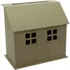 Image de DÉCOPATCH EV018C - Urne papier mâché - Maison - 15x26x24,5cm