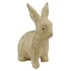 Image de Lot de 5 Lapin assis 10,5cm, en papier pulpé