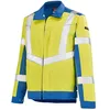 Image de LAFONT LUTEA VESTE HI-VIS JAUNE/AZUR S, Jaune haute visibilité/bleu azur, M