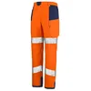 Image de Lafont Pantalon Retina Orange Fluo/Bleu Marine M - FR(44-46) - Vêtements de Travail