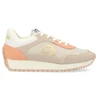 Image de NO NAME pour femme. LNIAVE0 Baskets Punky Jogger en cuir beige (37), Plat, Lacets, Casuel, Sport