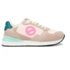 Image de NO NAME pour femme. QNIPSM0 Baskets Tova Runner en cuir et maille, semelle nude clair (38), Plat, Lacets, Casuel