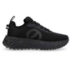 Image de NO NAME pour homme. QNVMMS0 Baskets Carter FlyFabriquées en maille recyclée et logo XXL noir (43), Plat, Lacets, Casuel