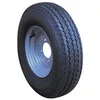 Image de Roue complète 570x8 8" - 4 Trous - Entraxe 115mm - Déport 0 - Pour remorque - 8 pouces - Largeur 5,7 pouces - Indice de vitesse M 130km/h - Indice de charge 77 (365kg)