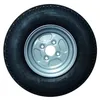 Image de Roue complète remorque 500x10   4 trous 100 mm, acier robuste