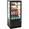 Image de Casselin CVR78LN - Mini vitrine réfrigérée Positive 78L Noire