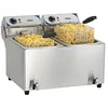 Image de Friteuse Électrique 2x10l 2x2800w Avec Vanne De Vidange - CFEV102