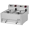 Image de Friteuse électrique avec vanne de vidange 2x8 litres 66 - Casselin