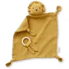 Image de VERTBAUDET Doudou Lange + hochet Rond Curry TU