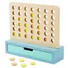 Image de VERTBAUDET Jeu en Bois 4 en Ligne ! Multicolore TU