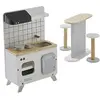 Image de VERTBAUDET Mobilier de Cuisine pour poupée Mannequin en Bois Blanc TU