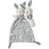 Image de VERTBAUDET Doudou plat lapin + hochet Dans les bois TU
