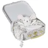 Image de VERTBAUDET Doudou Lange Souris avec Mallette Rose TU