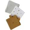 Image de VERTBAUDET Lot de 3 langes en gaze de coton SAVANA multicolore TU
