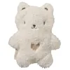 Image de VERTBAUDET Peluche Bouillotte Bébé Doudou Micro Ondes Ours blanc TU