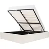 Image de Lit coffre adulte 140 x 190 cm - Tissu Beige - ECLIPSE