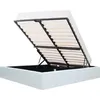 Image de ECLIPSE Lit coffre adulte 160 x 200 cm - Simili Blanc - Sommier inclus