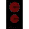 Image de Plaque de cuisson vitrocéramique OCEANIC - 2 foyers - 2900W - commandes sensitives