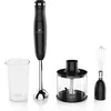 Image de Mixeur plongeant CONTINENTAL EDISON CEHB01 Noir - 400W - Verre doseur 550 ml - 2 vitesses
