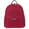 Image de Hexagona Paris - Sac à dos - pour Femme - Collection DIVERSITE - Rouge - en Nylon - 2 bretelles réglables et 1 poignée non réglable - Sac a dos sac a main - sac a dos bandouliere