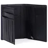 Image de Hexagona - Portefeuille européen 2 Volets Stop RFID - Compatible Cartes de crédit, CNI, permis de Conduire, Passeport et Carte Grise - pour Homme - Collection Duo - Noir/Marine - en Cuir