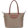 Image de Hexagona - Sac cabas porté épaule - Compatible format A4 et téléphone portable - Pour Femme - Collection Pop - Taupe