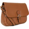 Image de Hexagona - Sac porté travers - Compatible téléphone portable - Pour Femme - Collection Confort - Tan