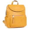 Image de Hexagona - Sac à Dos - Compatible Format A4 et téléphone Portable - pour Femme - Collection Gracieuse - Moutarde