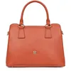 Image de Hexagona - Sac porté main 2 poignées - Compatible téléphone portable - Pour Femme - Collection Luna - Orange